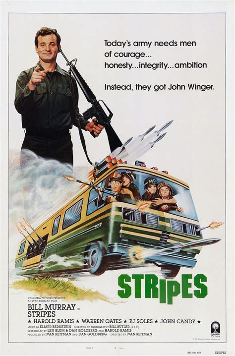 STRIPES Movie Poster 1981 | eBay