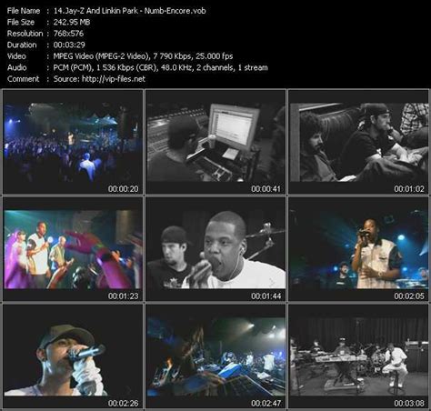Linkin Park And Jay-Z - Numb - Encore - Download HQ music Video VOB of ...