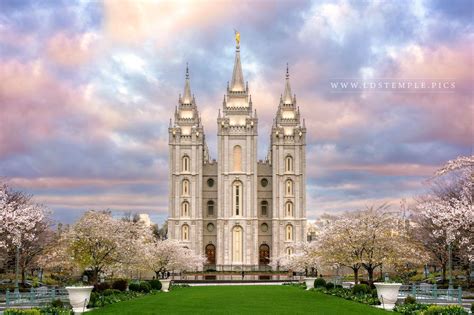 Salt Lake Temple A Glimpse of Heaven - LDS Temple Pictures