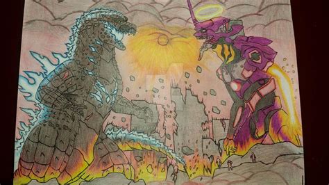 Godzilla vs Evangelion. by TonyRaptor on DeviantArt