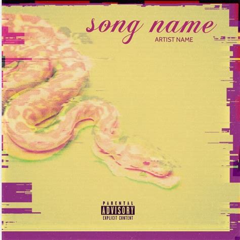 Snake Mixtape cover art design template | Cover art design, Mixtape cover, Design template