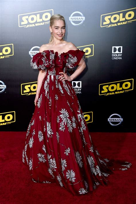 Emilia Clarke – “Solo: A Star Wars Story” Premiere in LA • CelebMafia