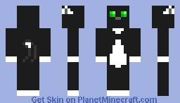 Tuxedo Cat Minecraft Skin