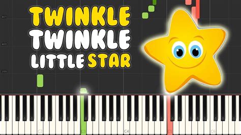 Twinkle, Twinkle, Little Star (12 Variations) - Mozart [Piano Tutorial] (Synthesia) - YouTube