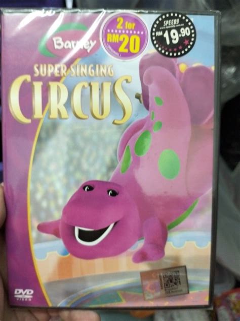 Barney Super Singing Circus DVD, Hobbies & Toys, Music & Media, CDs ...