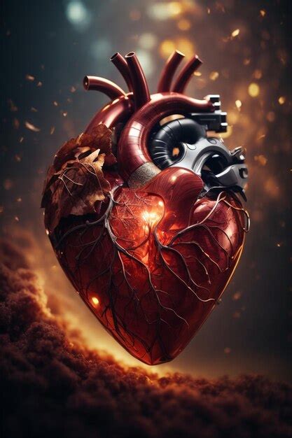 Premium AI Image | Human heart anatomy