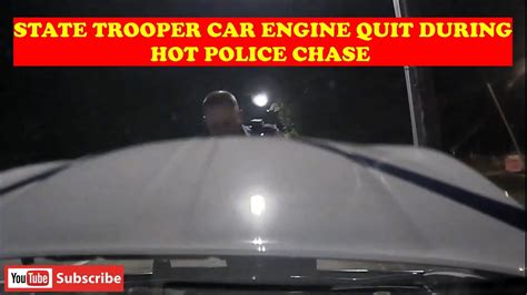 ARKANSAS STATE POLICE CHASE | State Trooper Car Engine Burn Up During ...