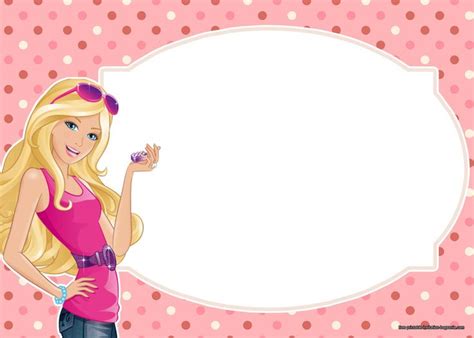 FREE Printable Barbie Invitation Templates | Barbie invitations, Barbie birthday, Barbie ...