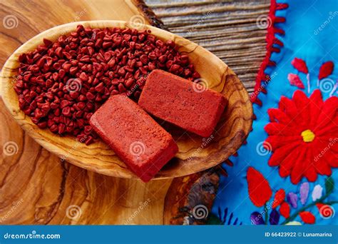 Achiote Seasoning Annatto Seed Mexico Popular Stock Photo - Image of achiote, nutrition: 66423922