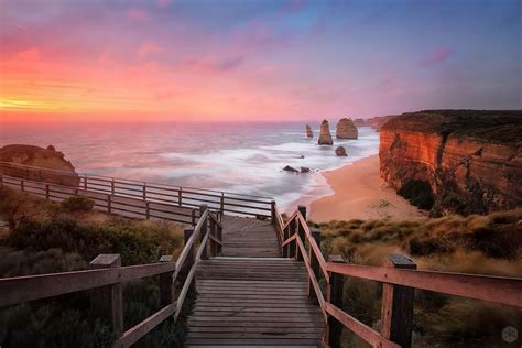 Sunset At The Twelve Apostles - Luke Tscharke Photography