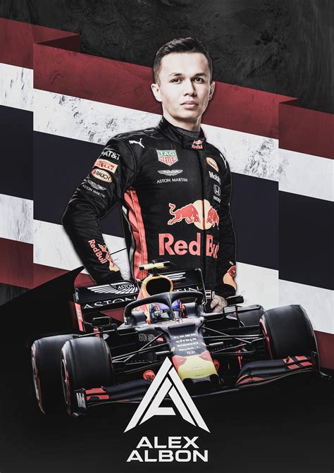 Alex Albon Red Bull Racing Poster : r/formula1