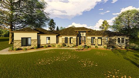 Spacious Two Bedroom Ranch House Plan - 62671DJ | Architectural Designs - House Plans