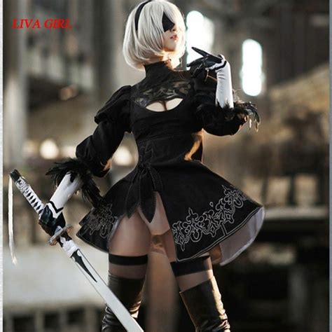 RENT/SALE Nier Automata 2B Cosplay Costume, Hobbies & Toys ...