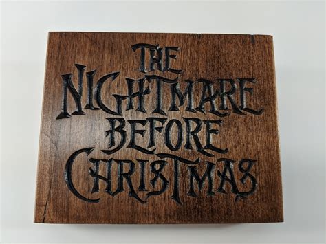 The Nightmare Before Christmas Desk or Wall Decoration - Etsy