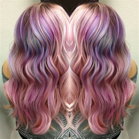 Hair style hair color rainbow hair mermaid hair @whimsical_brandi ...