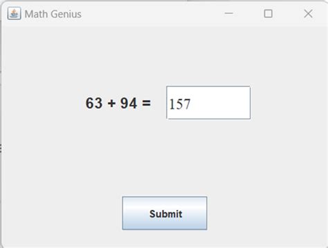 GitHub - SajalSharma4/Math-Genius: A basic Java application created using java swing and awt. It ...