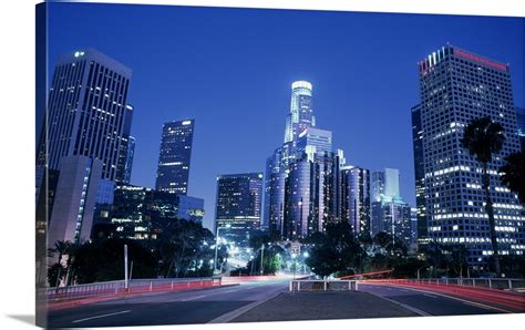 Los Angeles Skyline Painting at PaintingValley.com | Explore collection of Los Angeles Skyline ...