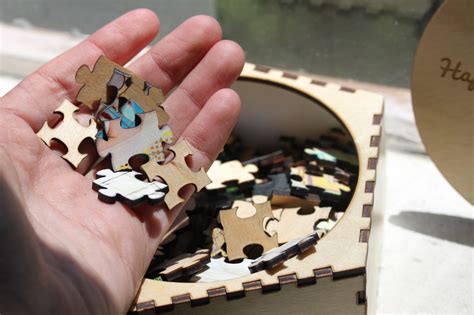 Custom Wooden Jigsaw Puzzle with Photo and Box - In A Flash Laser ...