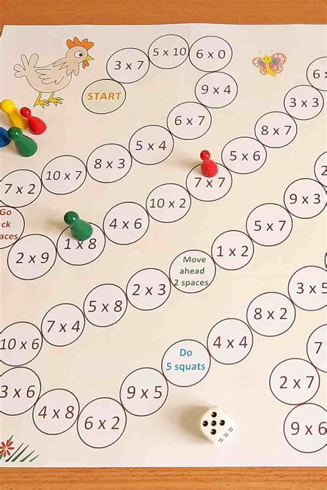 Pin by MathEasily.com on Math Multiplication in 2021 | Board games for kids, Games for kids ...