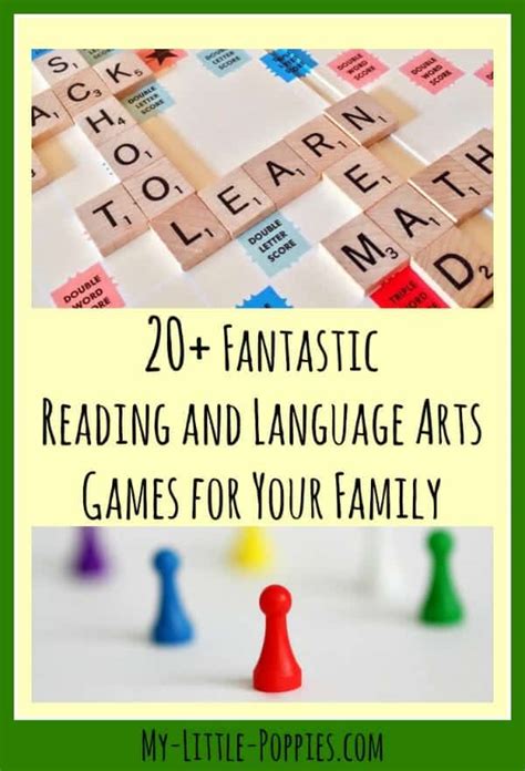 20+ Fantastic Reading and Language Arts Games | My Little Poppies