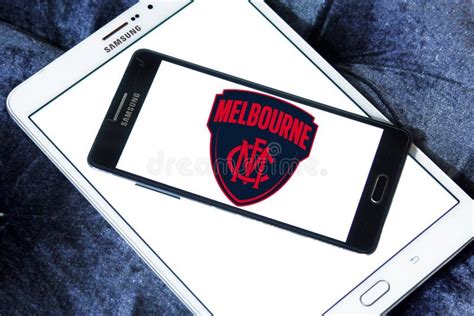 Melbourne Football Club Logo Editorial Stock Photo - Image of football ...