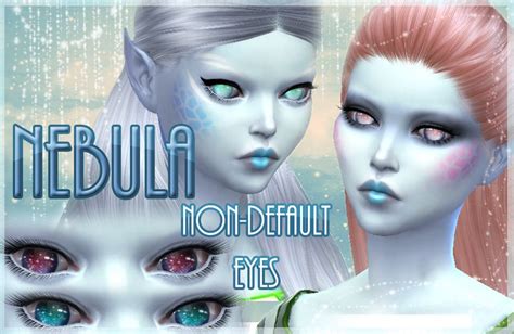 "Nebula" - 10 Non-Default Alien Eyes (Also for humans!) | Sims 4, Sims ...