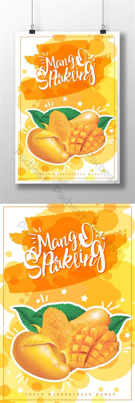 Creative Fresh Mango Poster Design | PSD Free Download - Pikbest