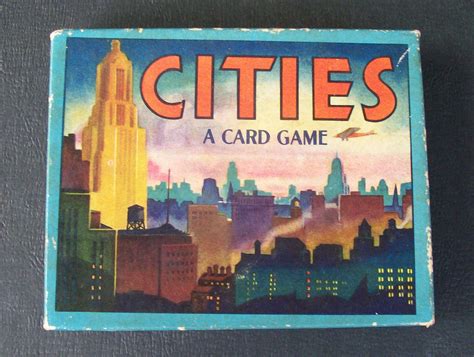 Vintage Game: Old Card Game of Cities – All About Fun and Games