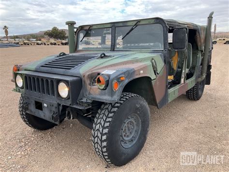 Surplus 2006 AM General M1165 HMMWV 4 Door Soft Top w/Truck Body in ...