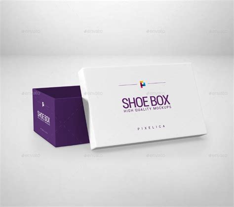 23 Shoe Box Mockup Design Templates (Square & more) - Texty Cafe