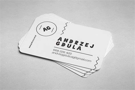 Free Rounded Corner Business Card Mockup PSD - Good Mockups