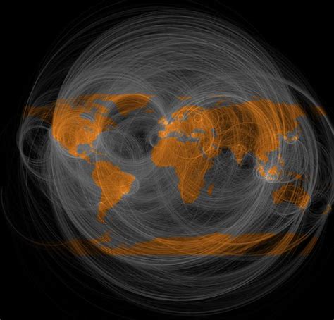 Geography of Twitter @replies | Map of the frequency with wh… | Flickr