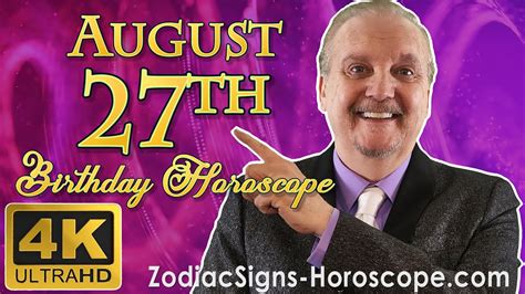 August 27 Zodiac Horoscope and Birthday Personality | August 27th ...