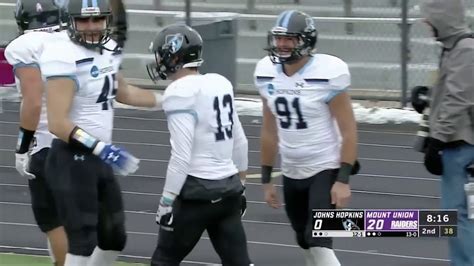 Johns Hopkins Football Defensive Highlights - YouTube