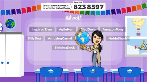 Bitmoji + Kahoot! Next level of engagement to virtual classrooms