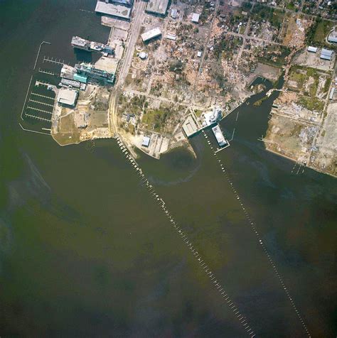 Biloxi After Hurricane Katrina Photograph by Noaa/science Photo Library - Pixels