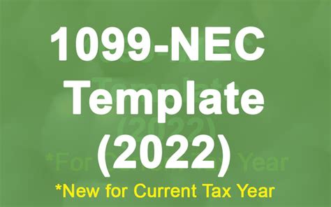 1099-NEC Form 3-per-page Print Template for Word or (Download Now) - Etsy