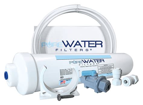 Inline Water Filter Kit for Refrigerators and Icemakers by PureWater Filters - PureWater Filters