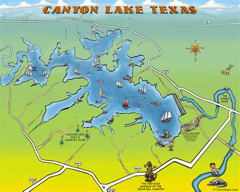 Canyon Lake Texas Zip Code Map