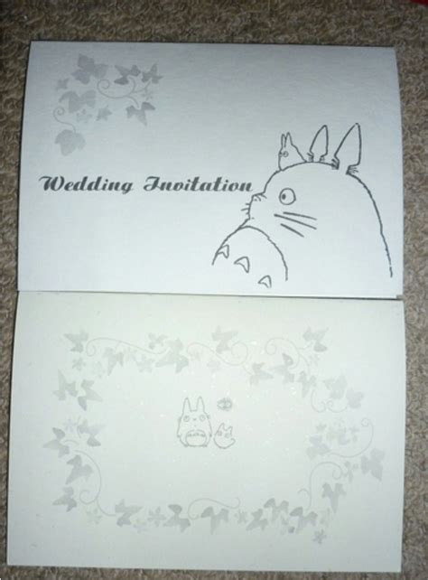 anime themed wedding invitations - Pok Brothers