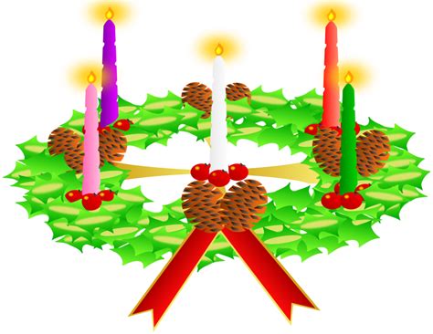 advent wreath transparent background - Clip Art Library