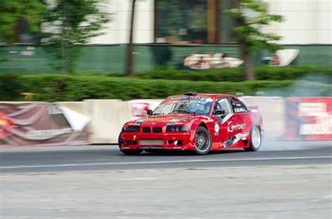 Sliding car editorial stock photo. Image of bucharest - 84167743