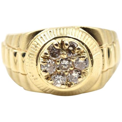 Diamond Rolex Ring - For Sale on 1stDibs | 18k rolex ring price, unisex rolex ring, rolex ring ...