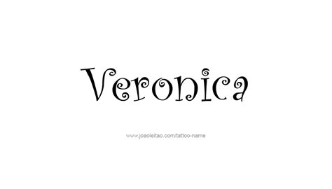 Veronica Name Tattoo Designs