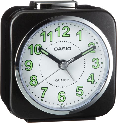 Casio Collection Wake Up Timer Digital Alarm Clock TQ-143-1EF : Amazon ...