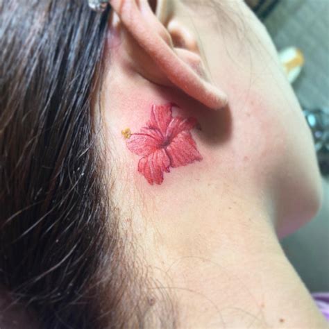 Flower Tattoo Behind Ear Meaning | Best Flower Site