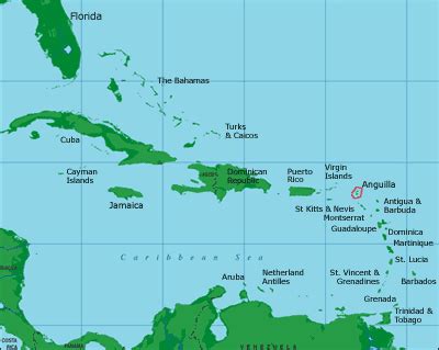 Anguilla Map and Anguilla Satellite Images