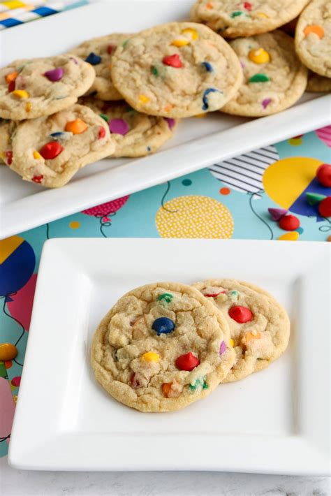 Rainbow Chip Cookies - Mama's On A Budget Fun Dessert