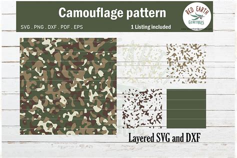 Camouflage template svg, camouflage pattern SVG,PNG,DXF,PDF