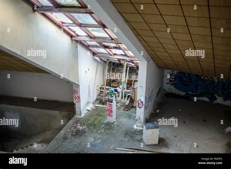 Interior of the Pyramid of Tirana, Tirana, Albania Stock Photo - Alamy